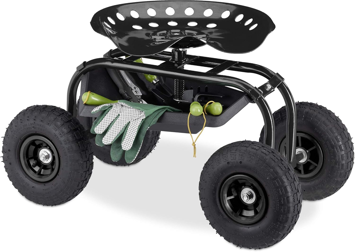 Relaxdays Rolling Garden & Workshop Seat